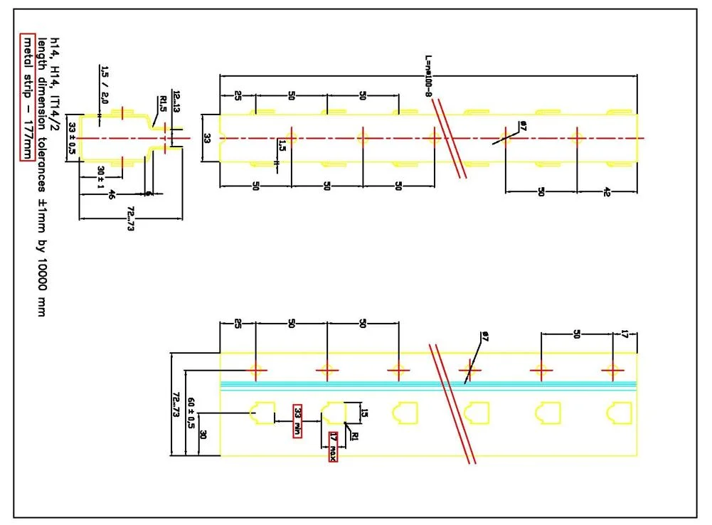 Roll Forming Machine for Yx72-33 Upright Profile