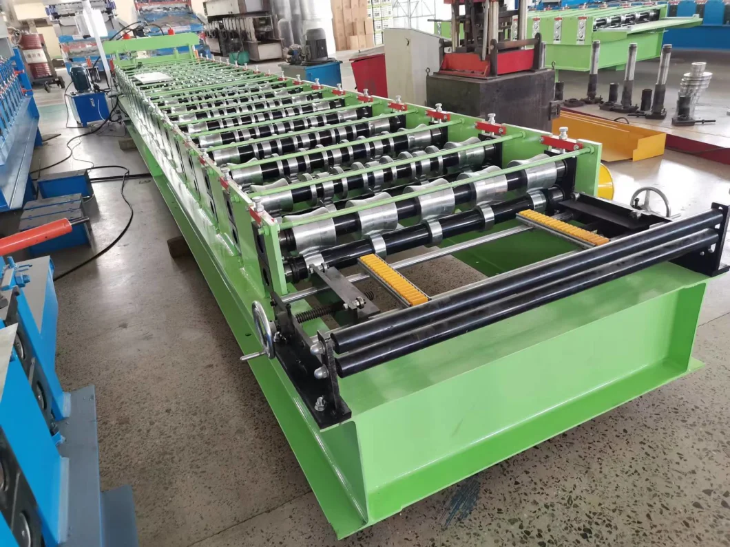 Simple Operate High Quality PPGI 686 Profile Trapezoidal Ibr Roof Sheet Press Making Roll Forming Machine