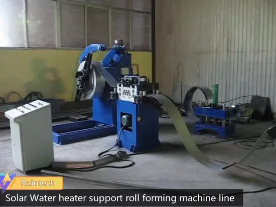 Máquina formadora de rolo de aço de perfil de canal de suporte solar mais vendida