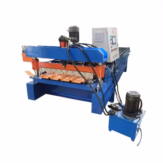 Máquina formadora de persiana para estrutura de porta de segurança hidráulica Máquina para persiana de laminação galvanizada Tiras de aço Formadora de rolo a frio