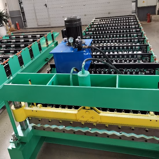 Mais de 70 países exportados alumínio/PPGI Telha de degrau de metal/telhado máquina formadora de chapas a frio para material de construção